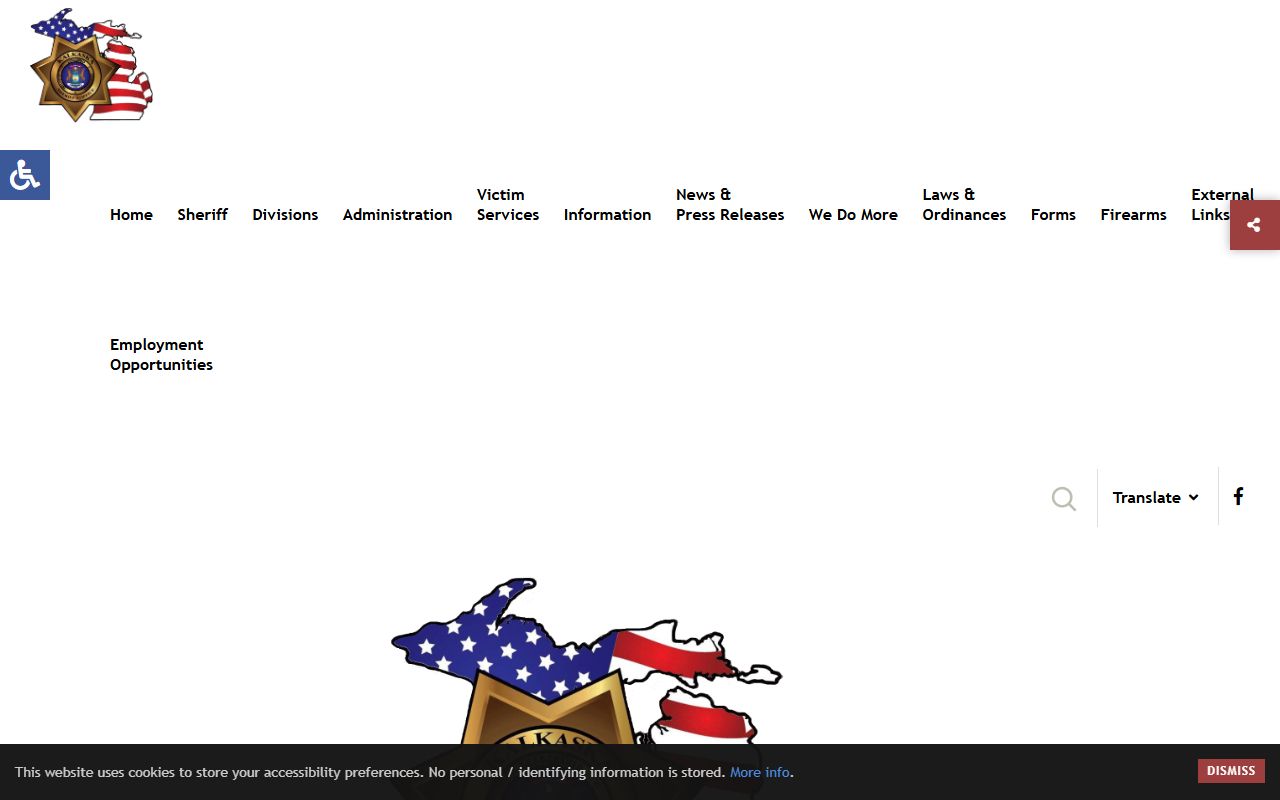 Kalkaska County inmate records sheriff records division contact page